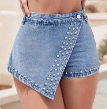 Denim Skort
