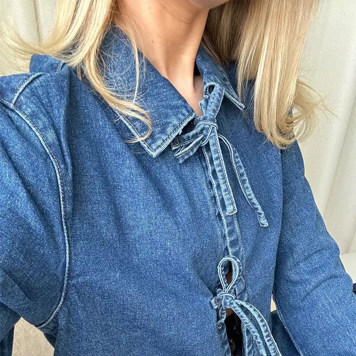 Denim top