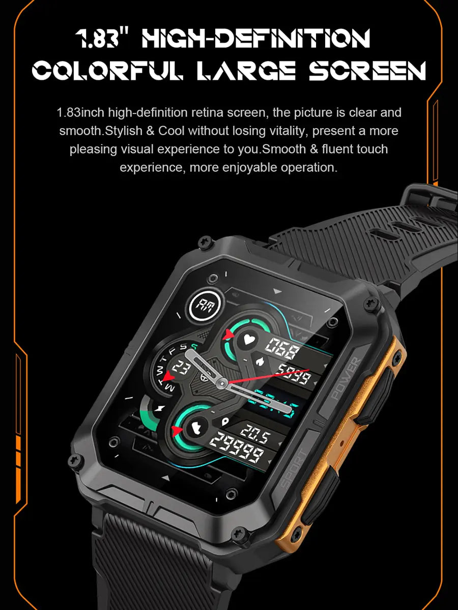 Smart Watch Men Sport Waterproof