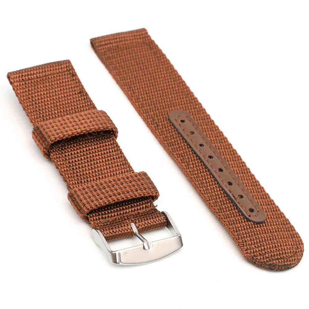 18mm 20mm 22mm 24mm Military Canvas Nylon Wrist Watch Band Strap Bracelet Sport